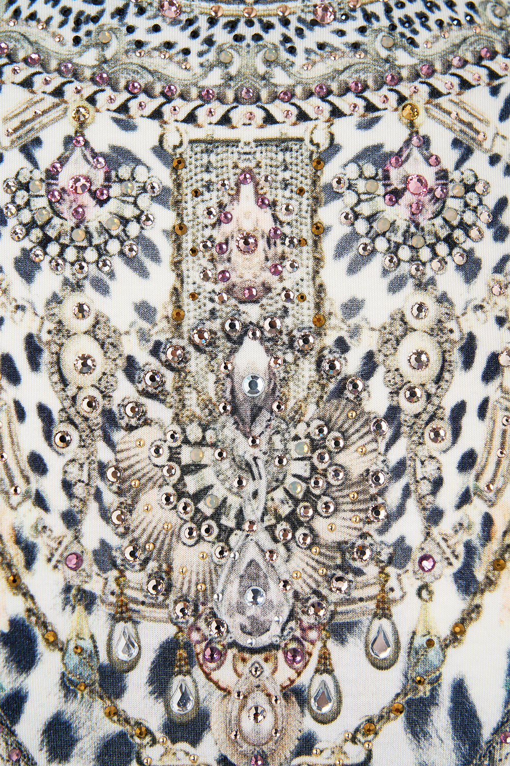 The CAMILLA Super Oversized Tee in our Marble Heaven print.