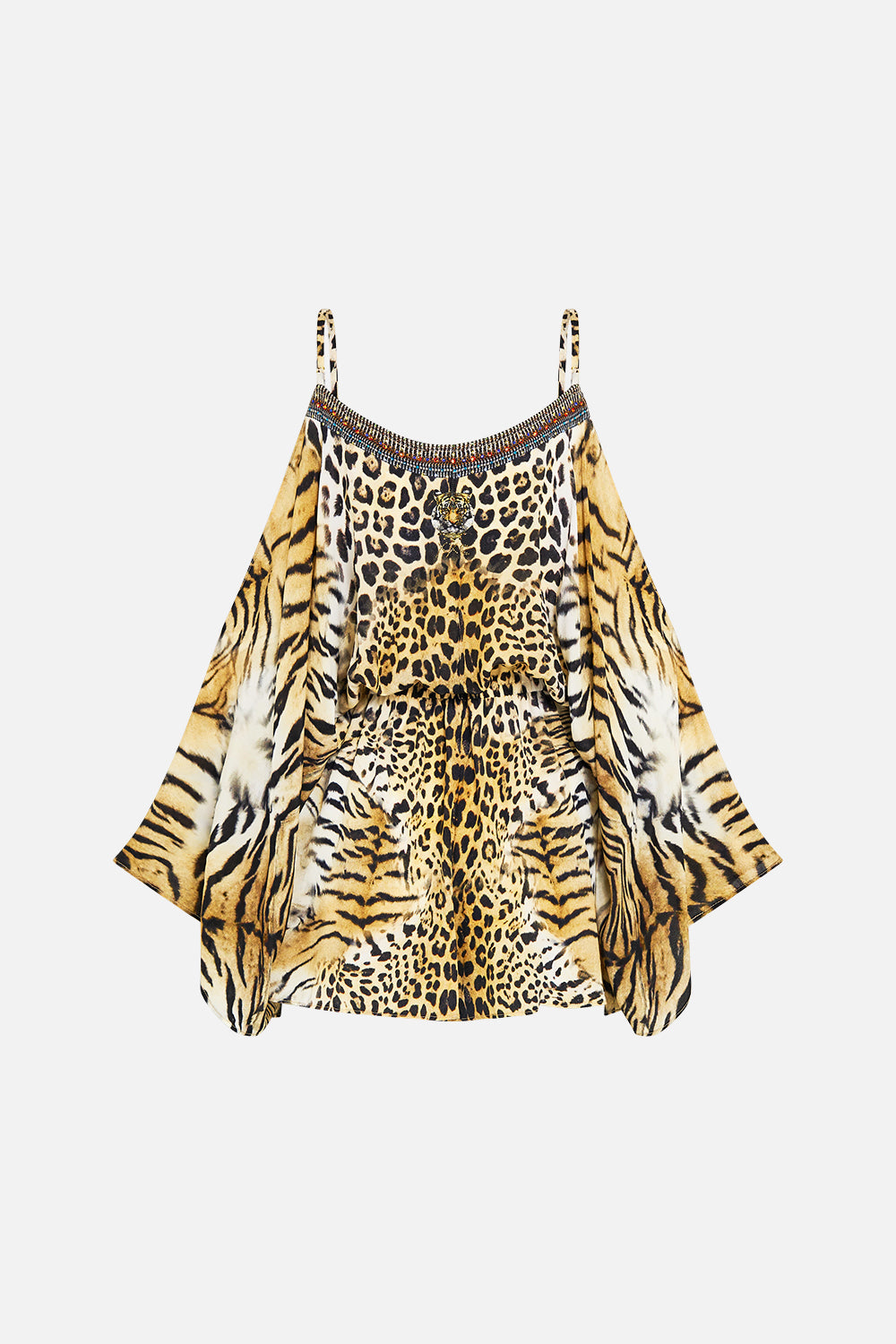 DROP SHOULDER PLAYSUIT JAGUAR