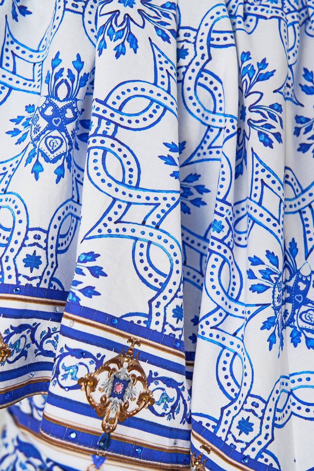 SHOULDER FRILL SHORT DRESS AZUL ADVENTURES