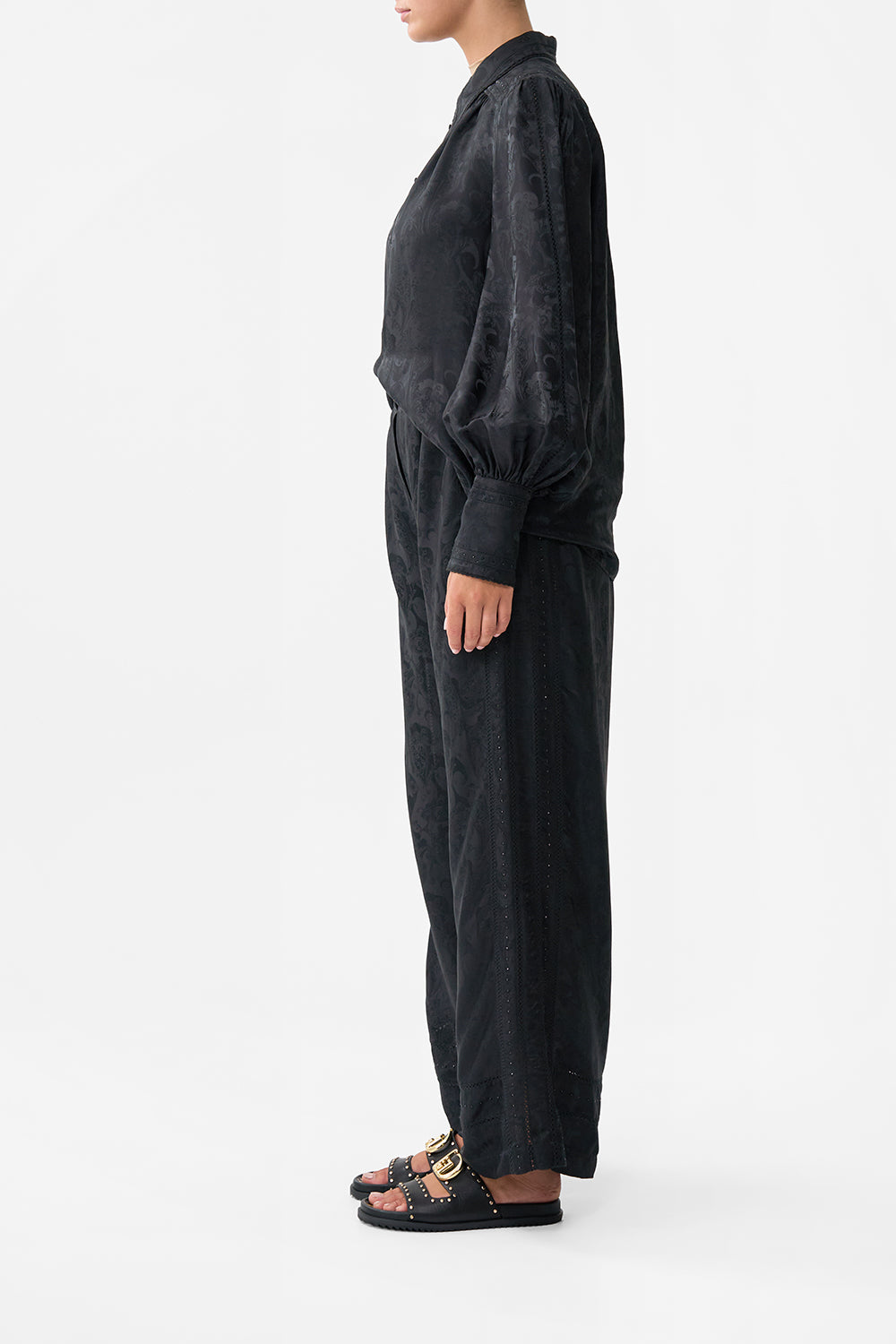 BUTTON FRONT LOUNGE PANT MONARCHY MANIA