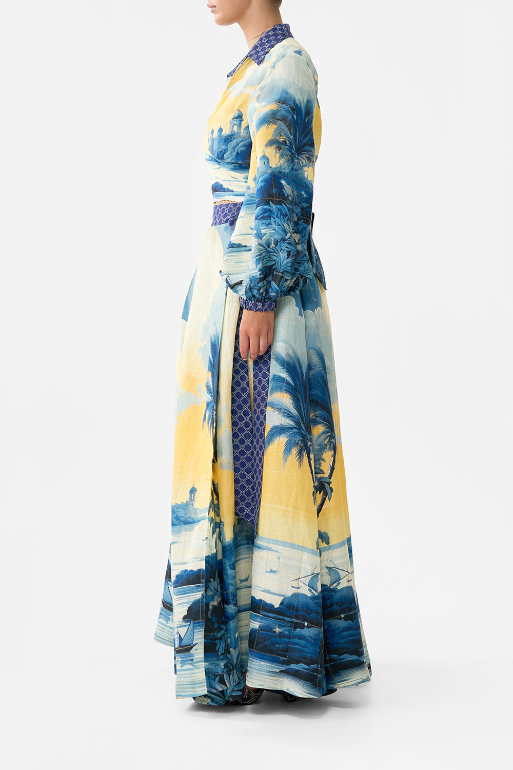 CROPPED WRAP SHIRT SONG OF SAINT ANTHONY