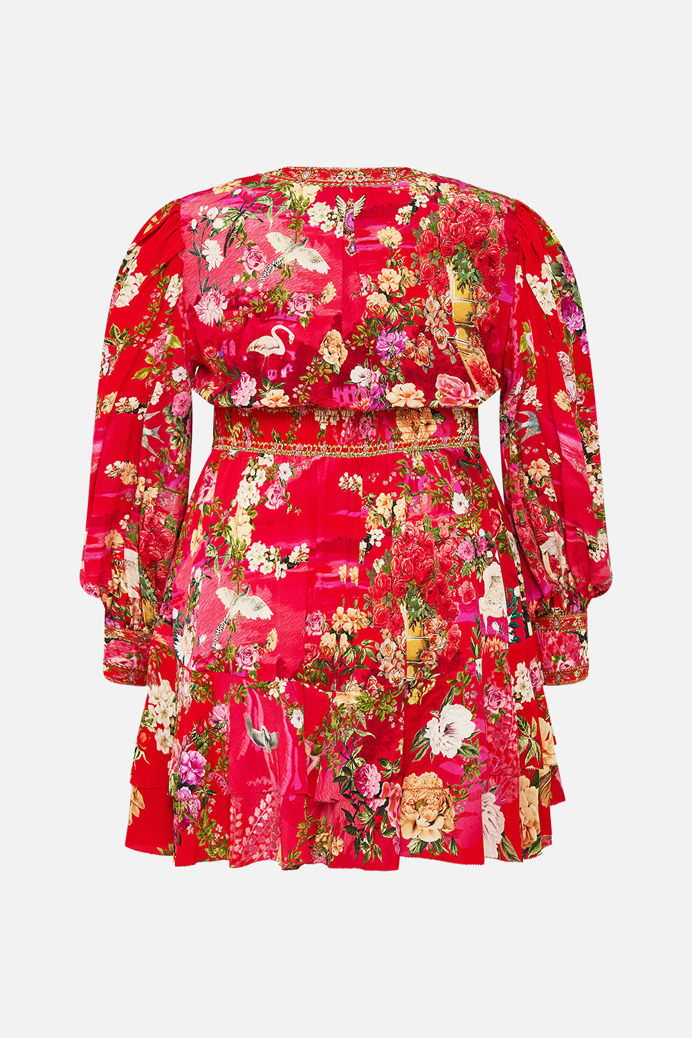 BUTTON FRONT FRILL DRESS SWEET HOME ALEXANDRIA