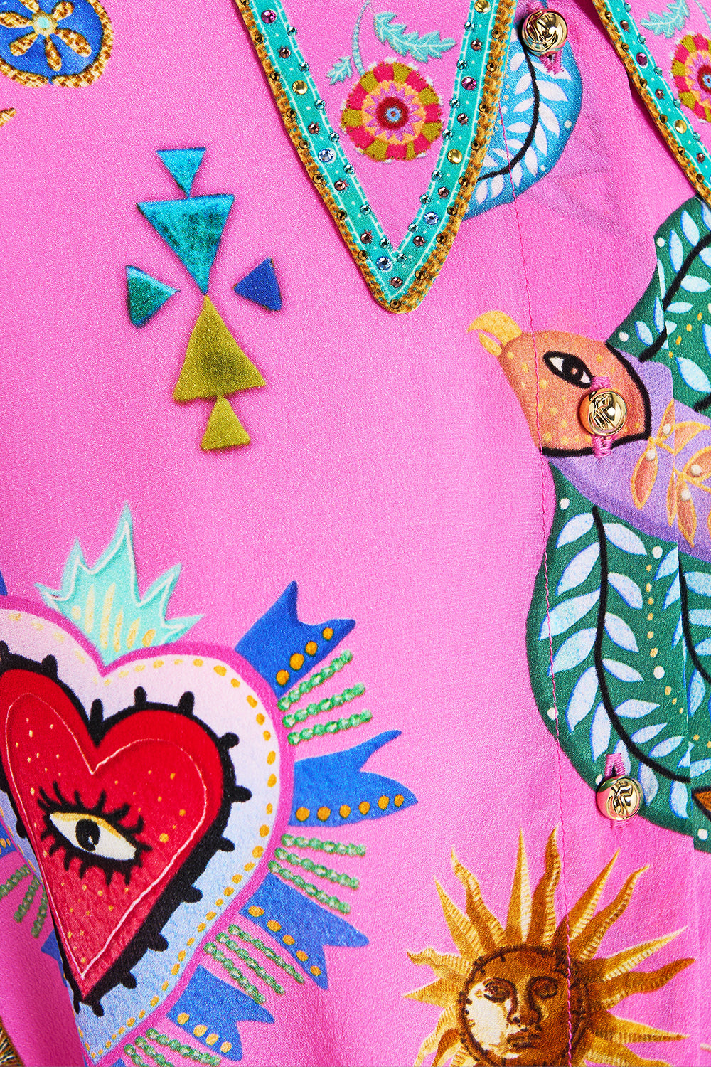 SHIFT SHIRT DRESS RAINBOW ROADS