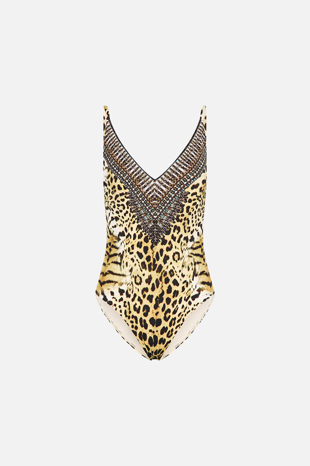 V NECK UNDERWIRE ONE PIECE JAGUAR
