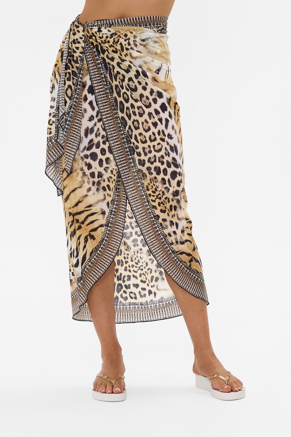LONG EYELET SARONG JAGUAR