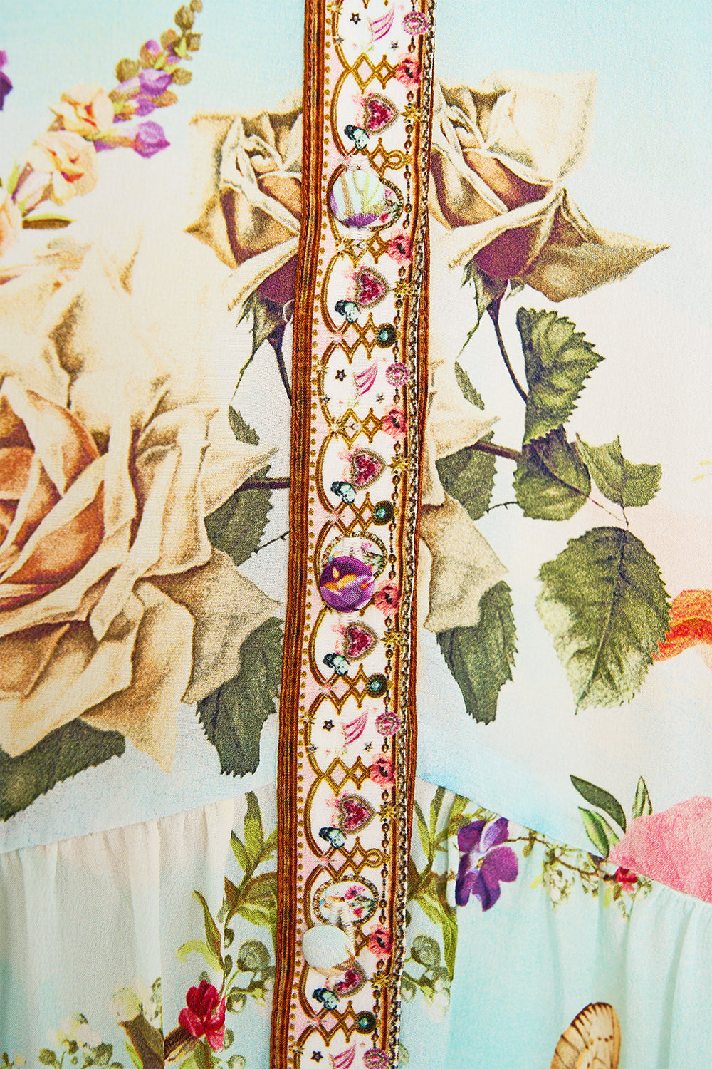 TIERED DRESS WITH COLLAR MUNCHKINLAND