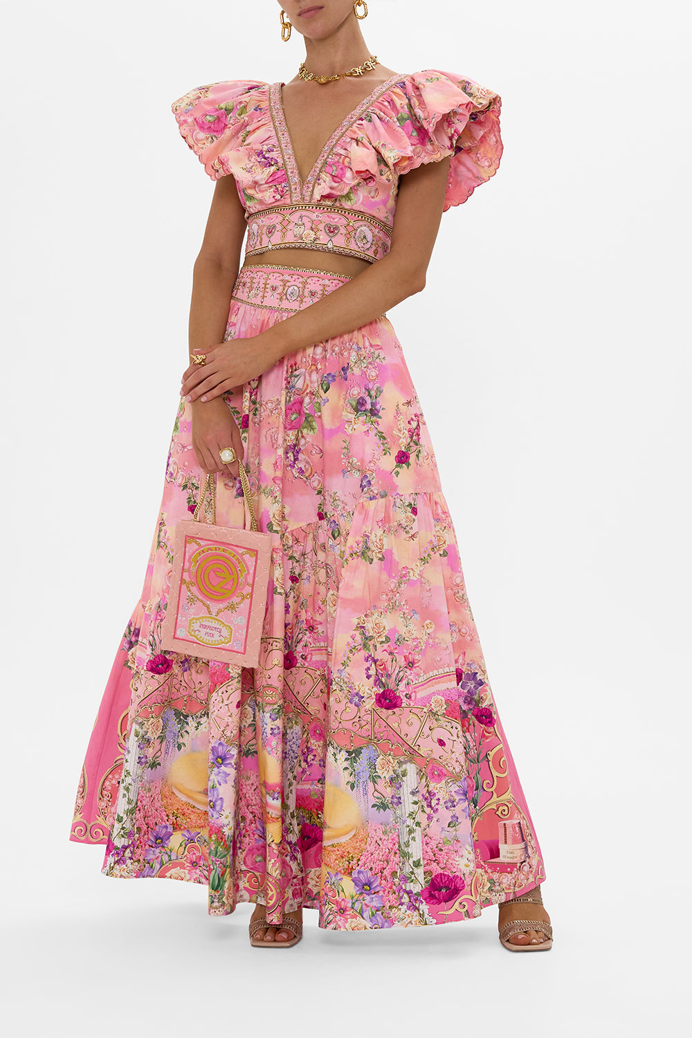 RUFFLE WRAP TOP TOTALLY OZMOPOLITAN