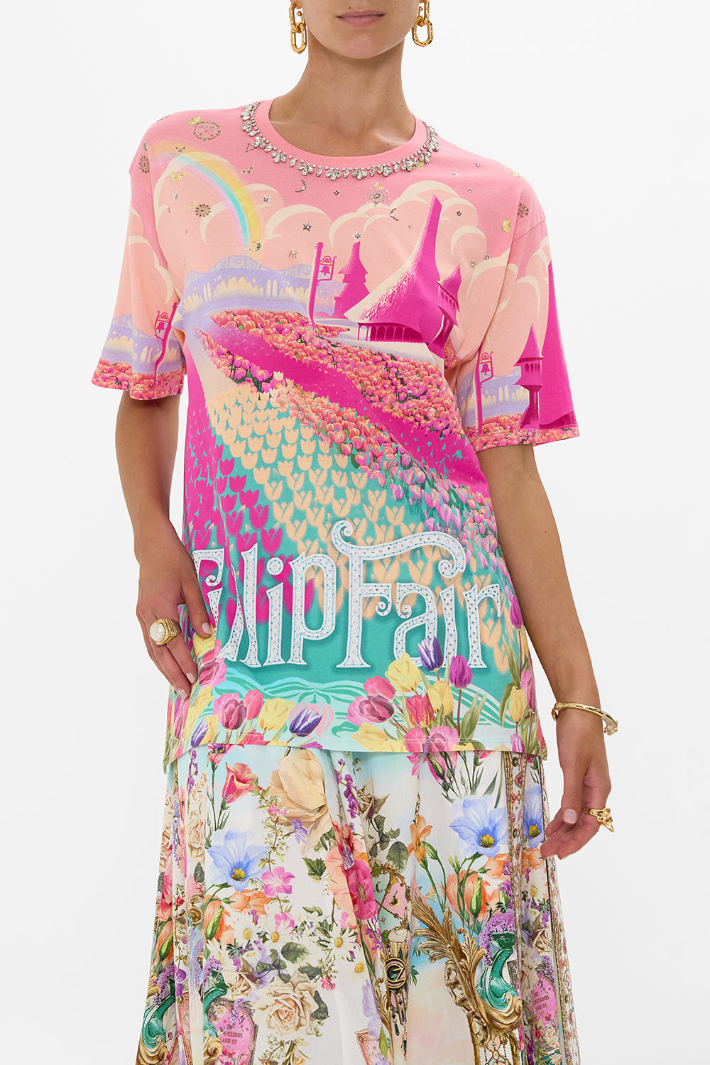 OVERSIZED BAND TEE MUNCHKINLAND