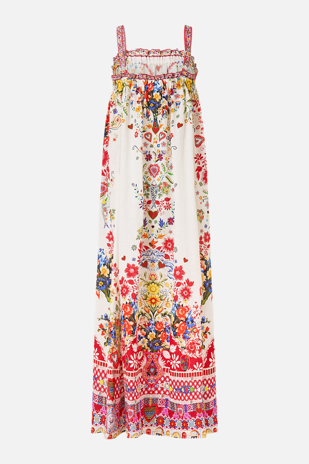 WIDE STRAP SUNDRESS FAITH, LUCK & JUSTICE