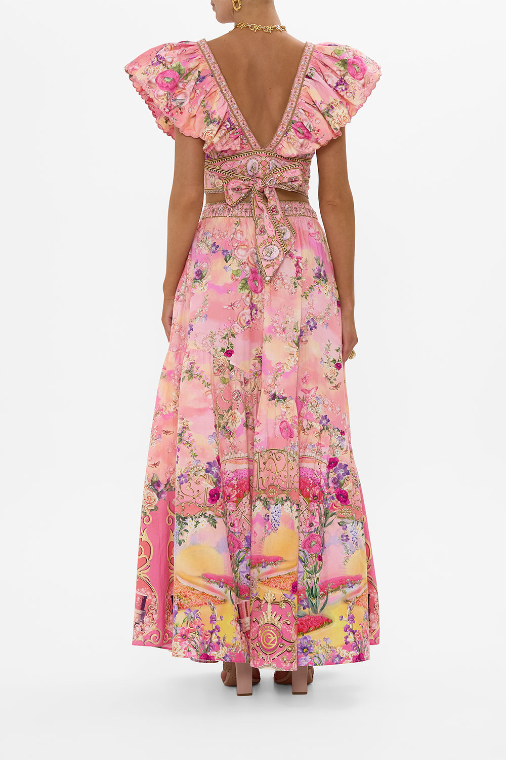 RUFFLE WRAP TOP TOTALLY OZMOPOLITAN