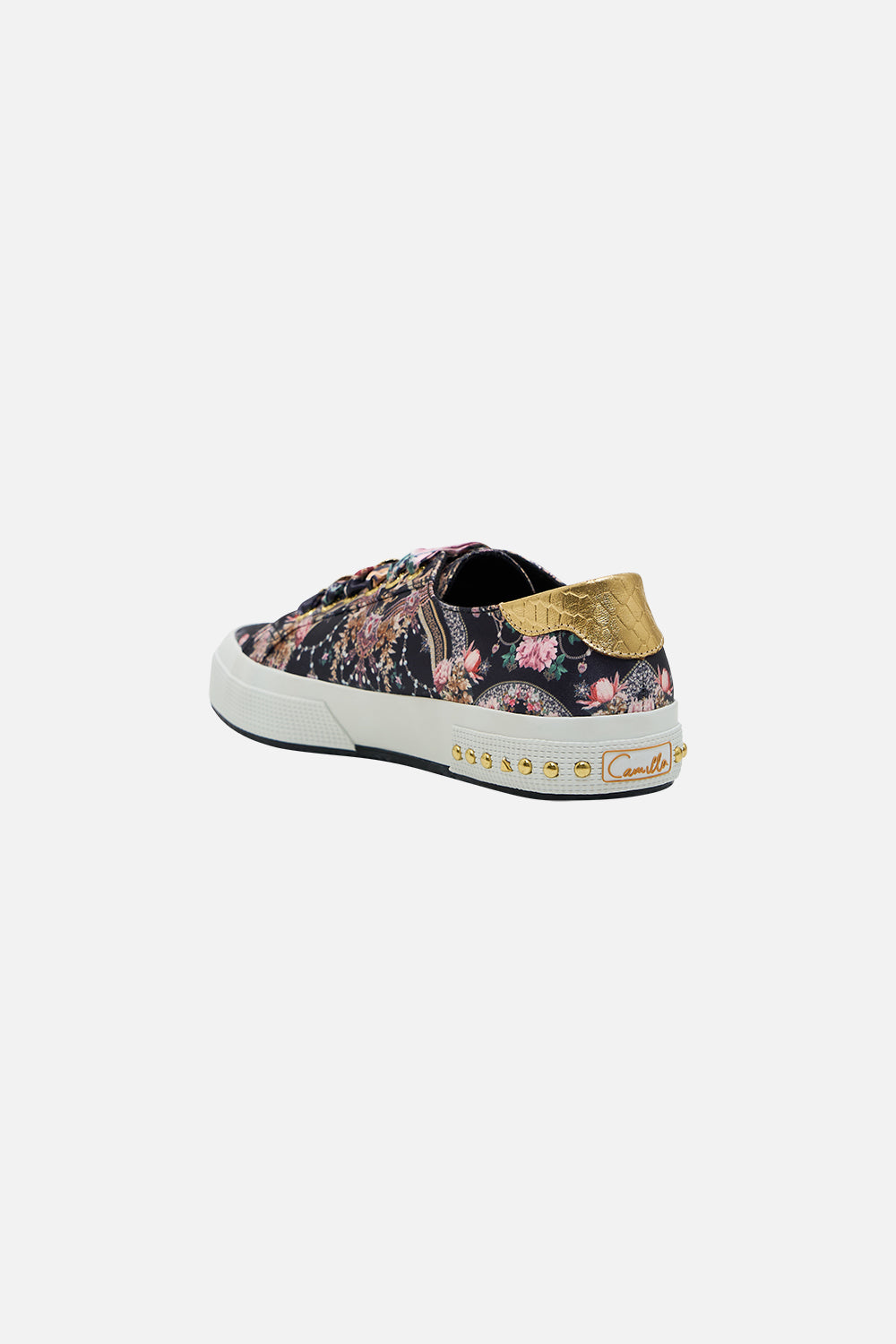 CAMILLA x Superga 2750 Printed Sneaker in Dynasty Daze print.