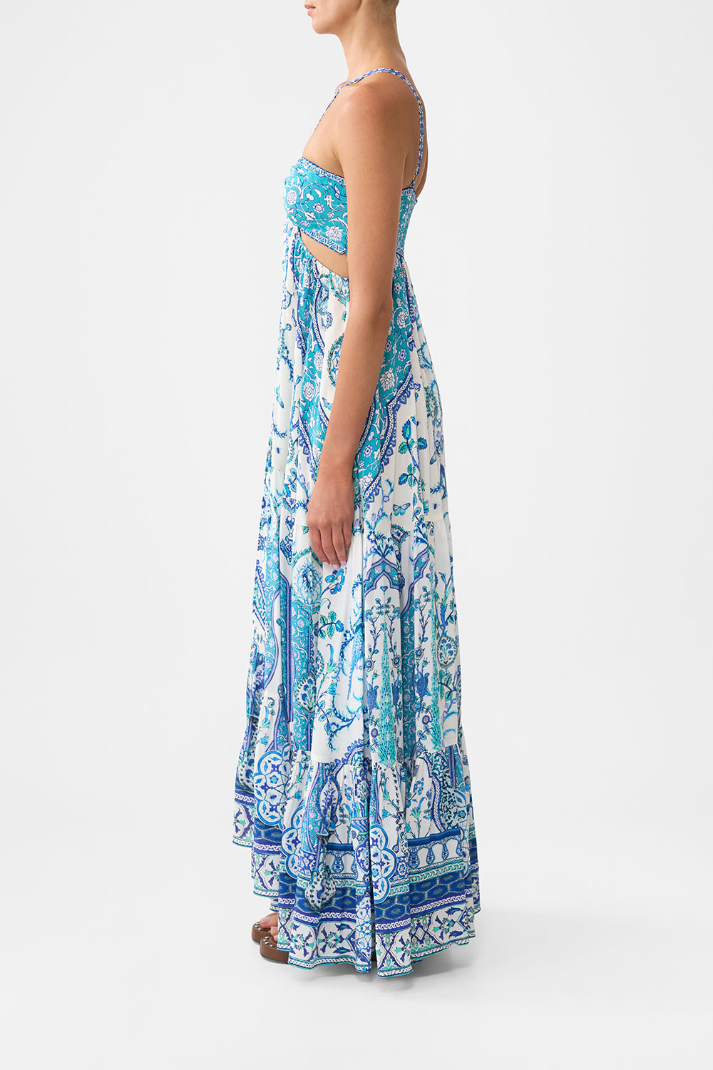 GATHERED CUT OUT DRESS ISNIK LULLABY