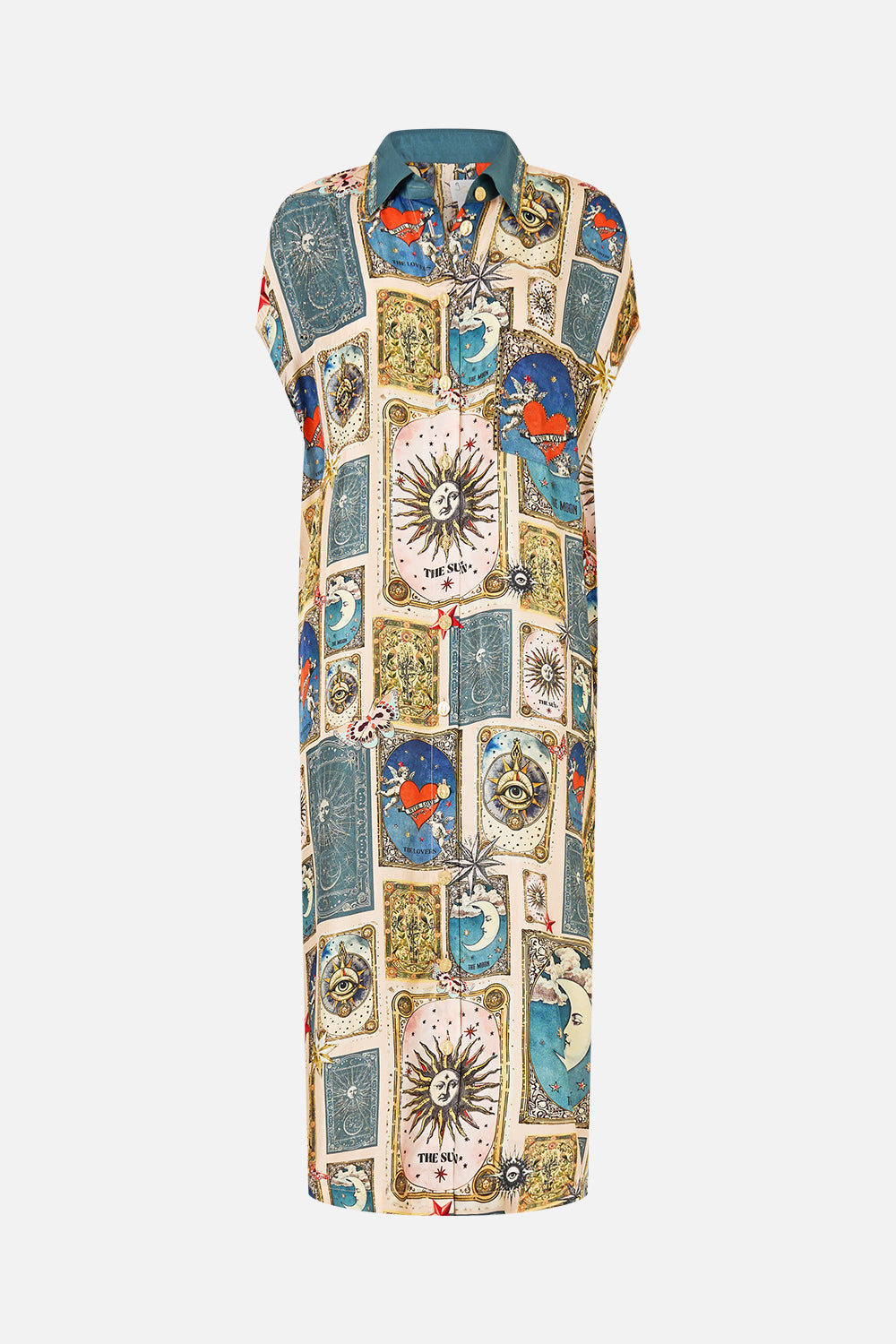 SLEEVELESS SHIRTDRESS MY LUCKY STARS