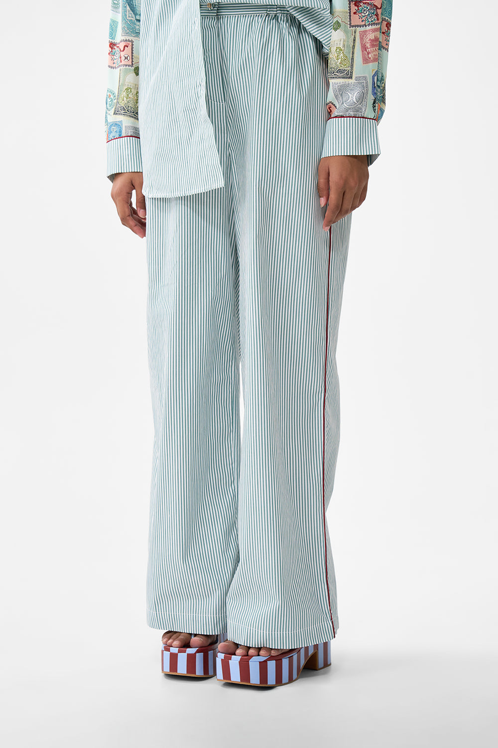 BUTTON FRONT LOUNGE PANT WITH LOVE FROM TÜRKIYE