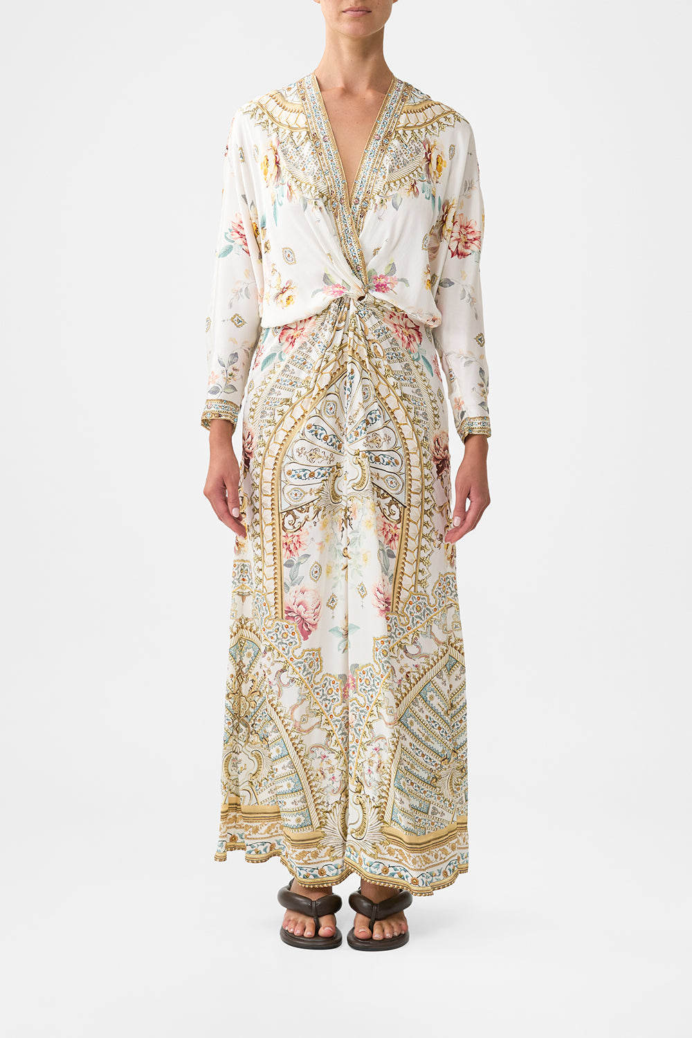 TWIST FRONT BATWING DRESS OTTOMAN DYNASTY