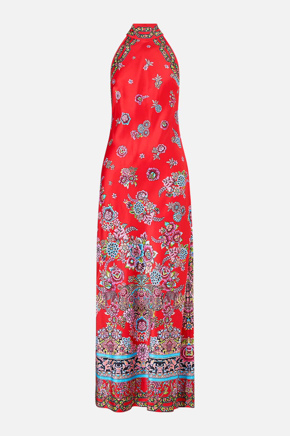 HIGH NECK BIAS DRESS ARTISANS OF ANATOLIA