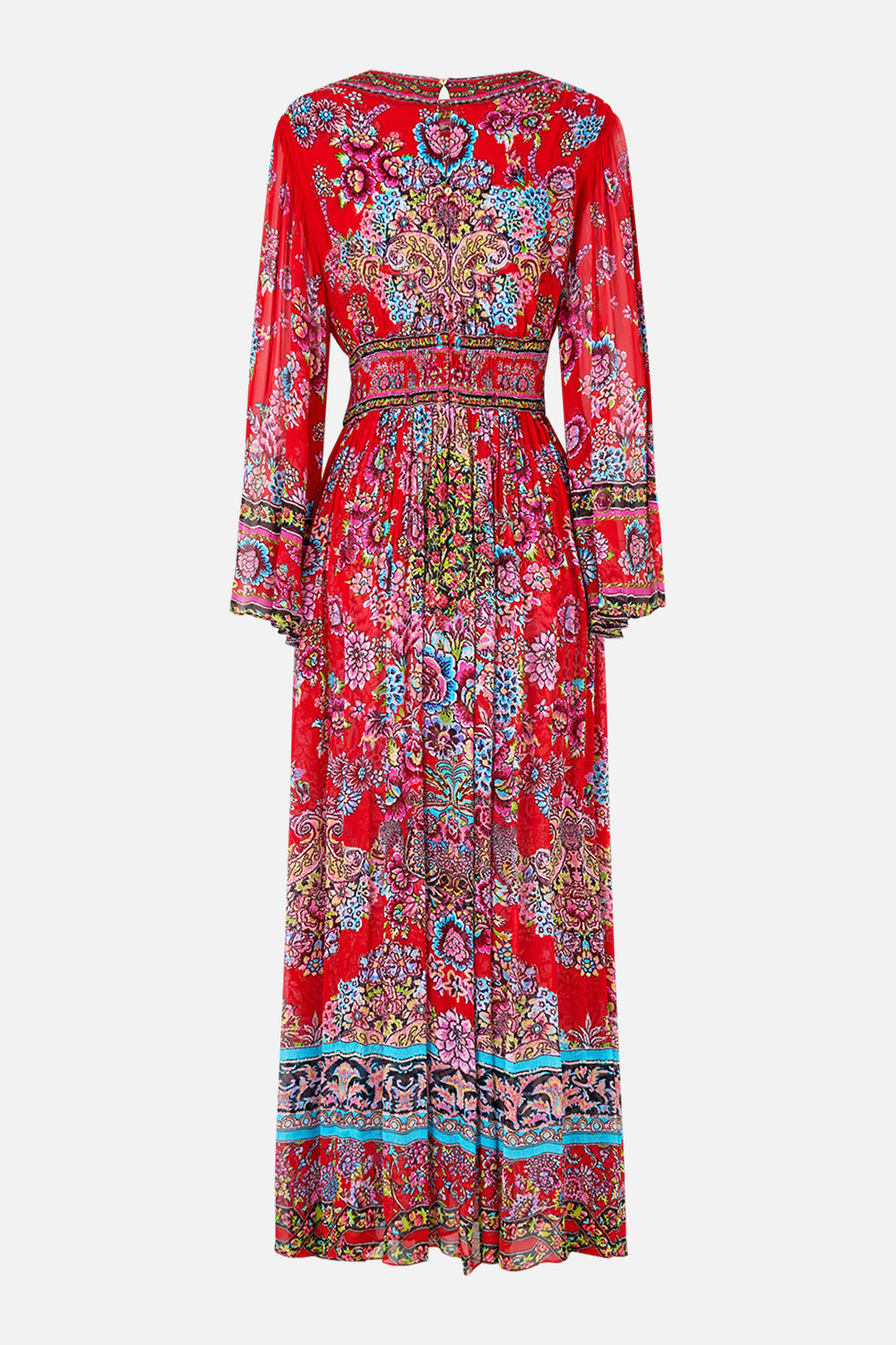 HARDWARE DETAIL LONG SLEEVE DRESS ARTISANS OF ANATOLIA