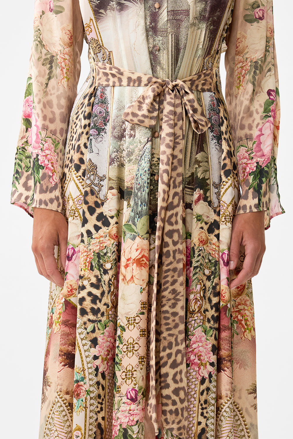 PRINTED TRENCH WATERCOLOUR WONDERLAND