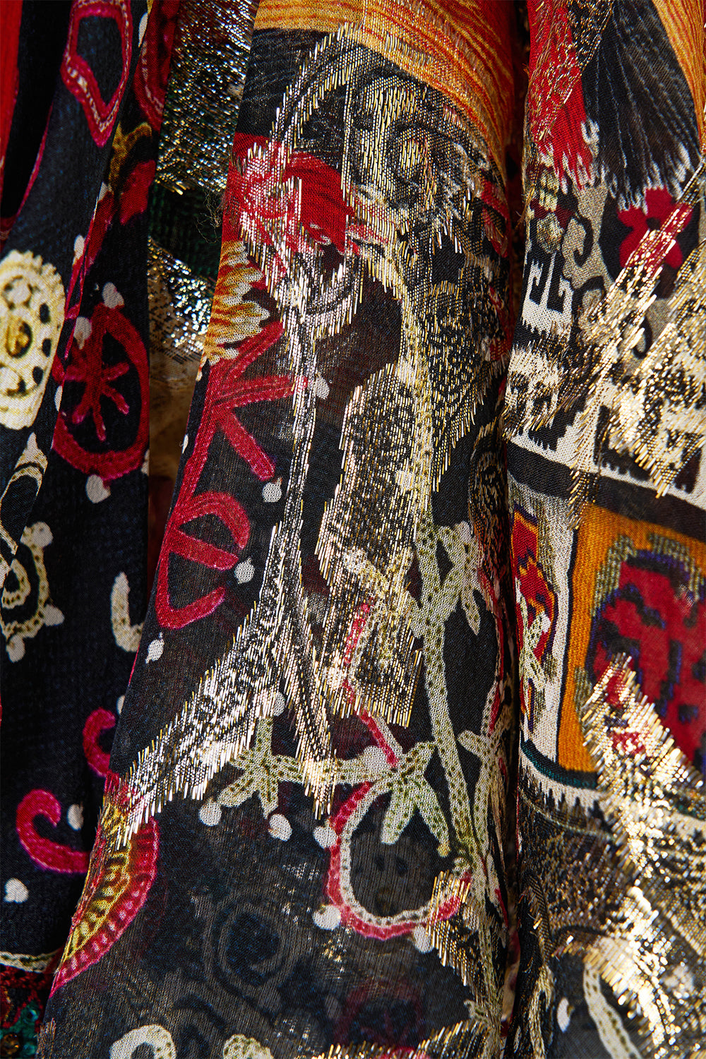 TIERED SKIRT MINI DRESS PATCHWORK ALCHEMY