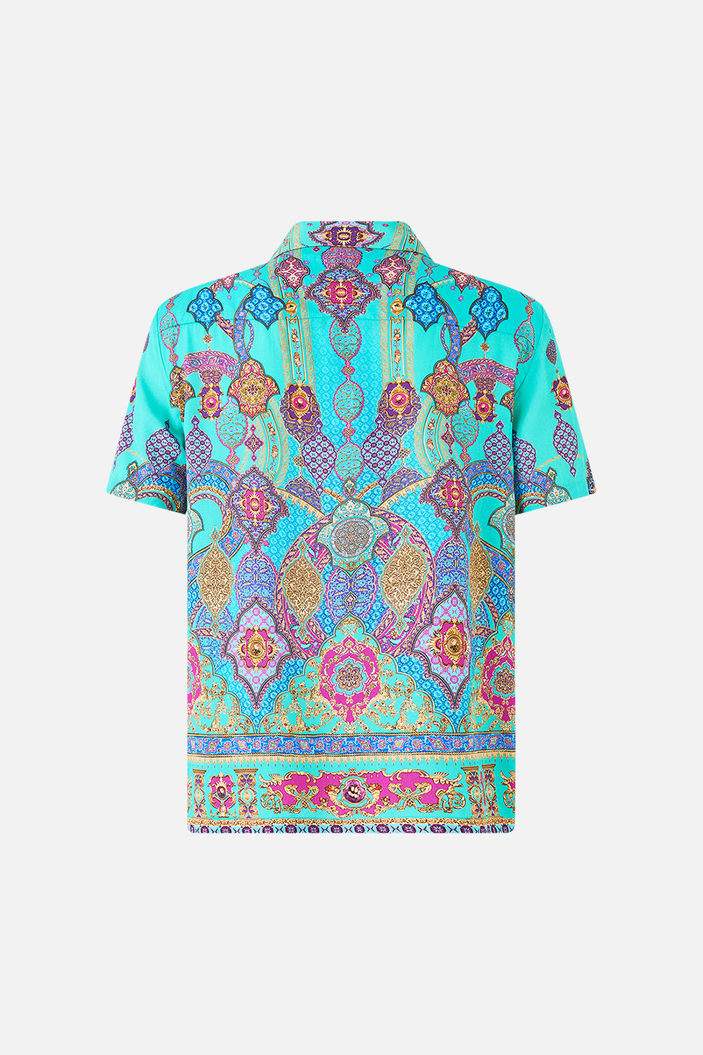 SHORT SLEEVE CAMP COLLARED SHIRT THE CONCUBINES CORRIDOR