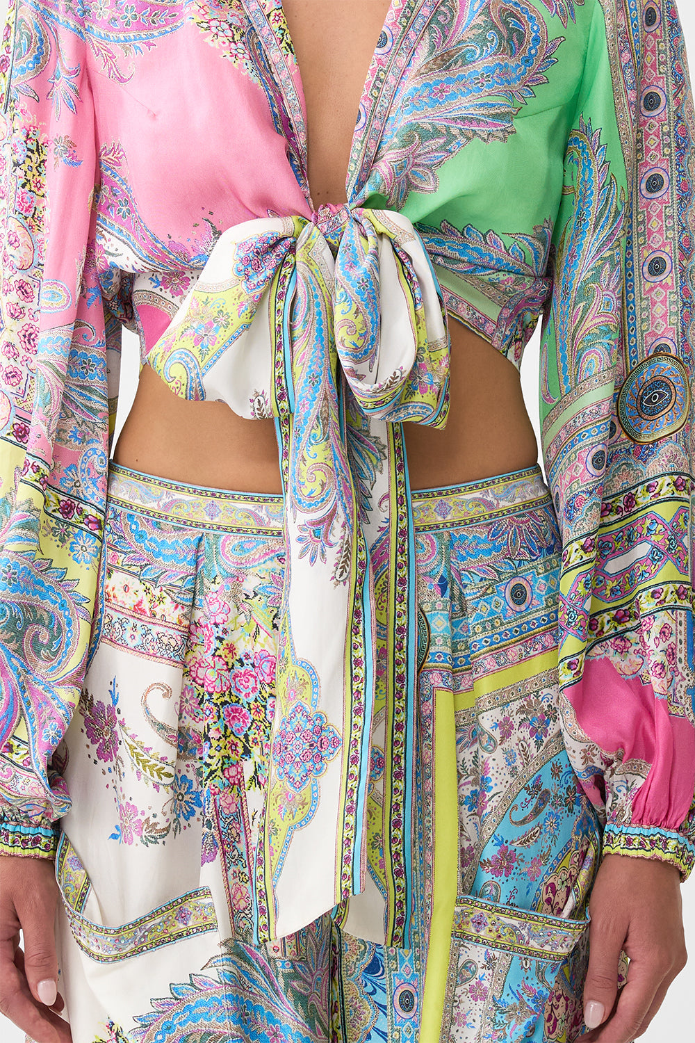 CROPPED WRAP SHIRT MAGIC CARPET RIDE