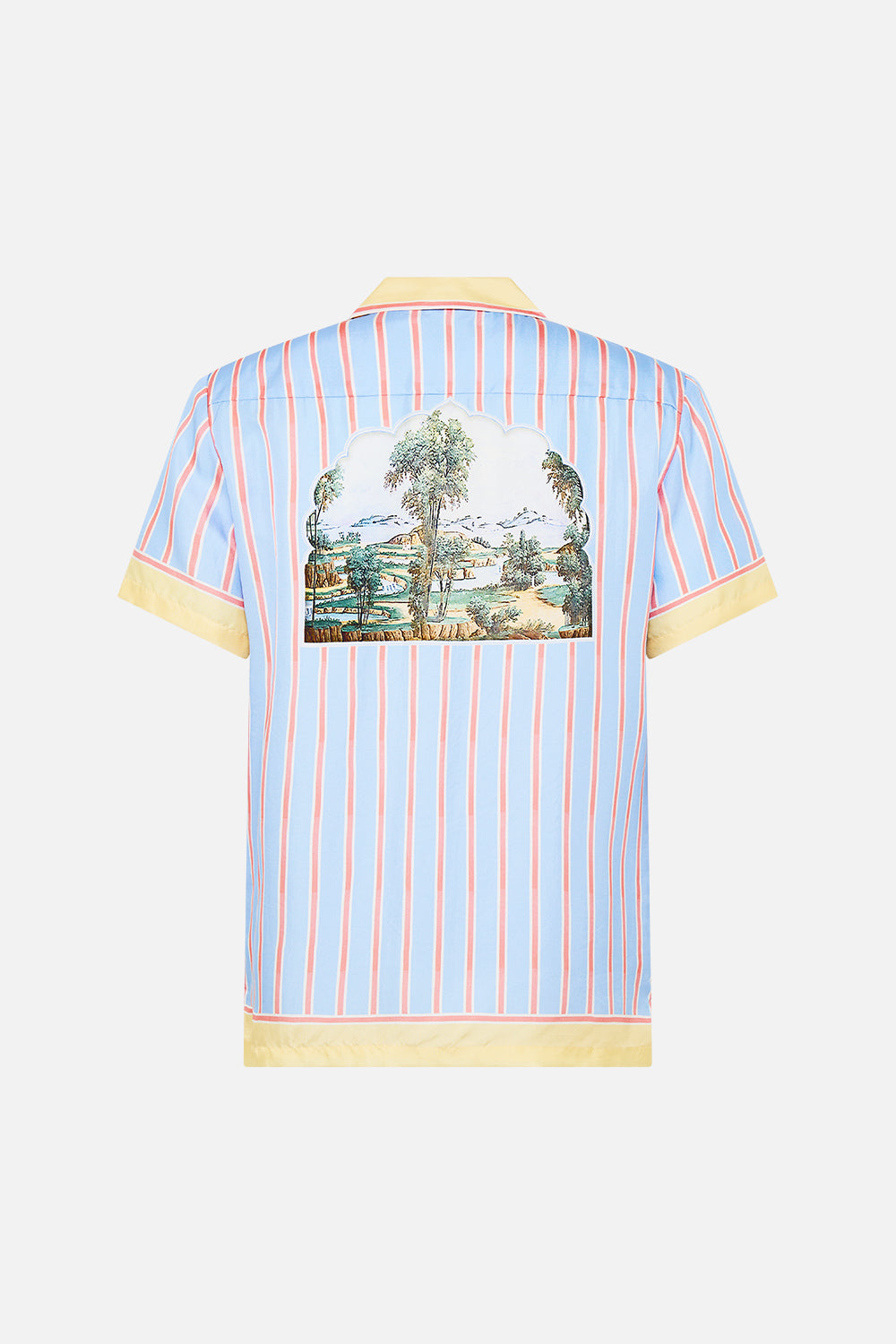 SHORT SLEEVE CAMP COLLARED SHIRT BOTANICAL BALLADS