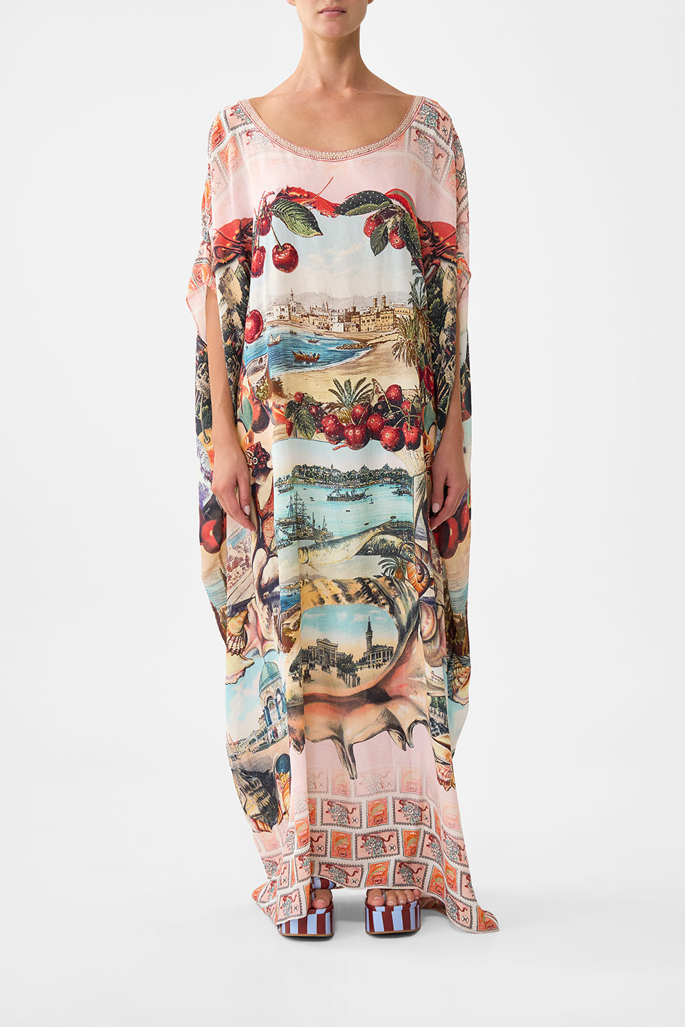 ROUND NECK KAFTAN NOTES FROM THE ROAD