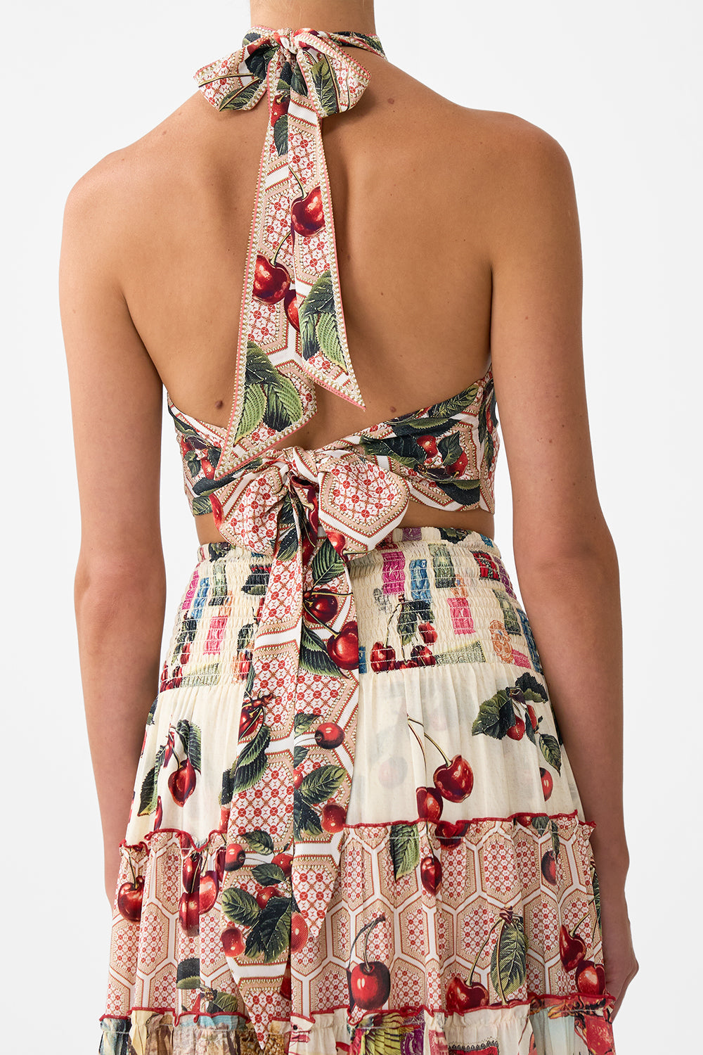 HALTER TIE BACK TOP NOTES FROM THE ROAD