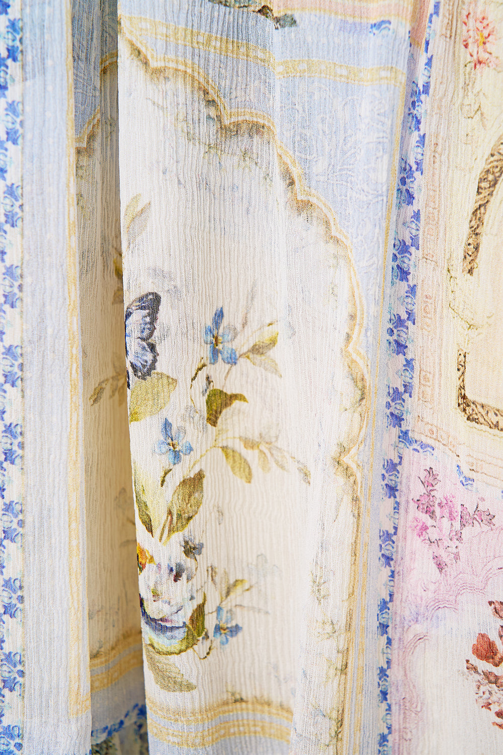 SHORT GATHERED PANEL DRESS BOTANICAL BALLADS