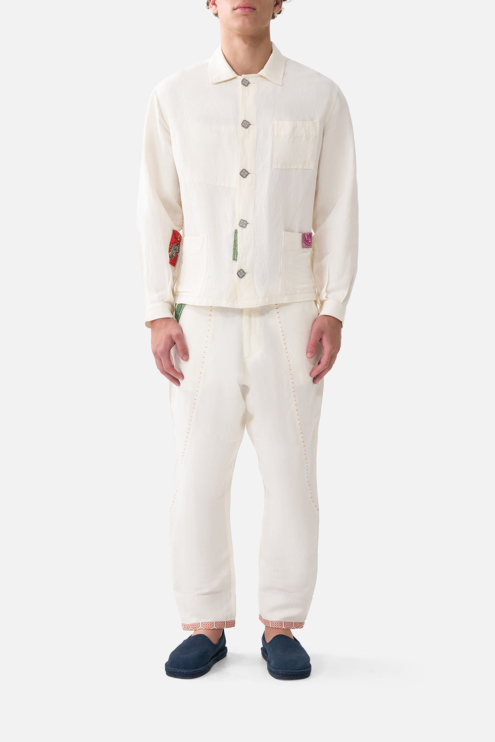 EMBELLISHED CHORE COAT NOTES FROM THE ROAD