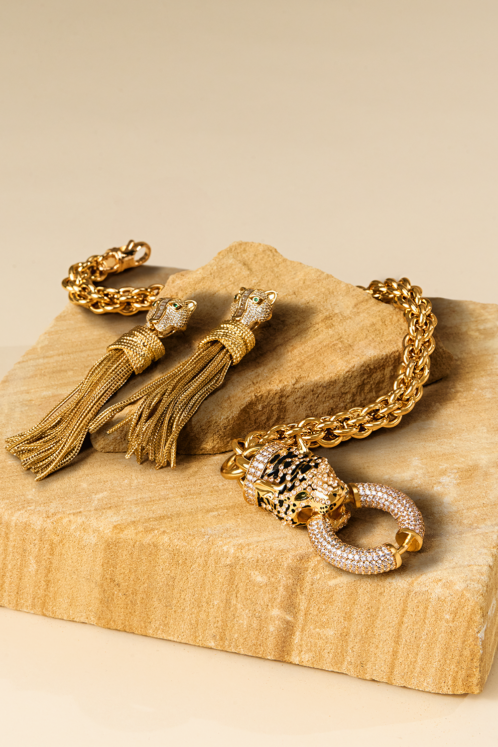 FIERCE FOLKLORE CHAIN NECKLACE GOLD