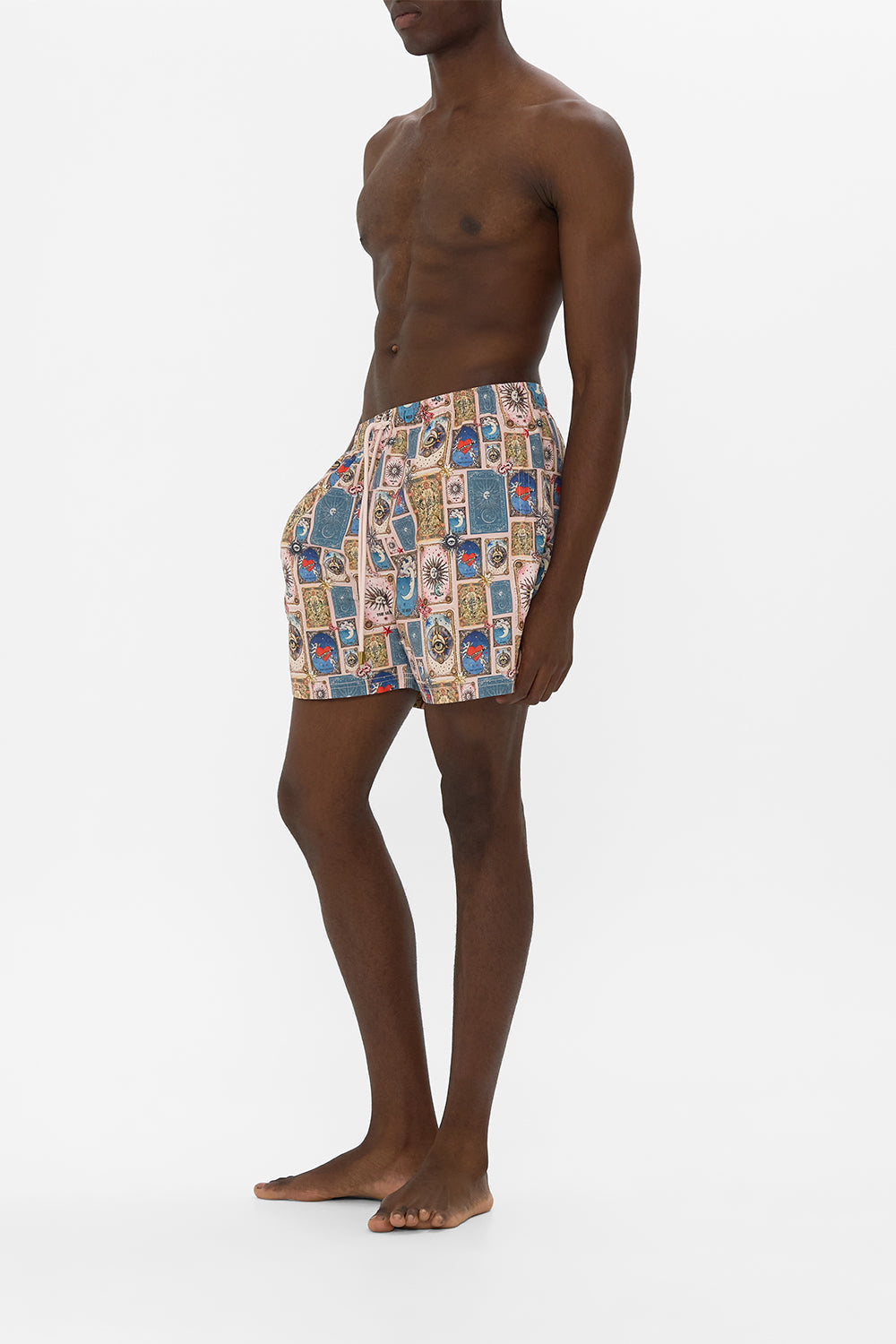 MID LENGTH BOARDSHORT WITH ELASTIC WAIST HOUSE OF HOROSCOPES