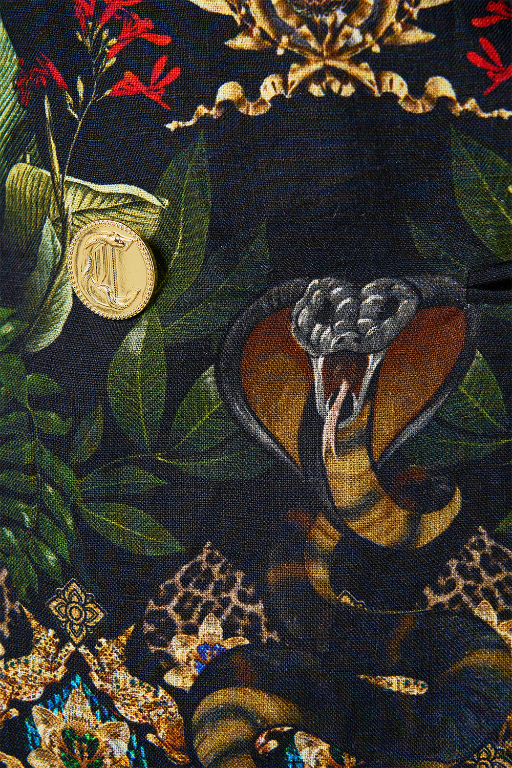 DOUBLE BREASTED SHORT SLEEVE JACKET READY FOR MY WELCOME DRINK