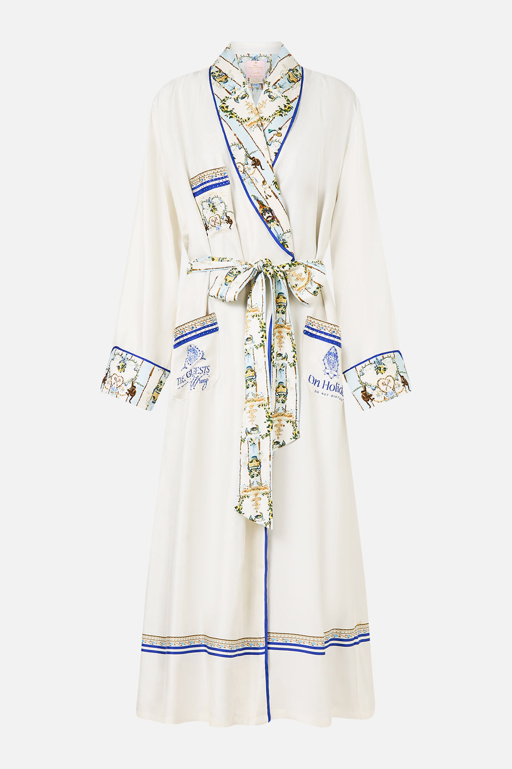 LONG ROBE WITH TIE VENUS ON A VESPA