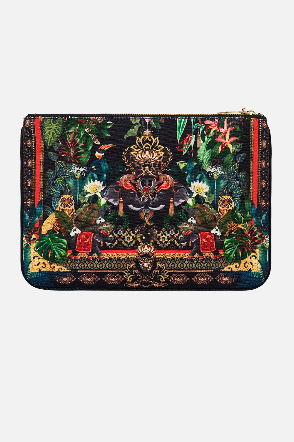 SMALL CANVAS CLUTCH READY FOR MY WELCOME DRINK