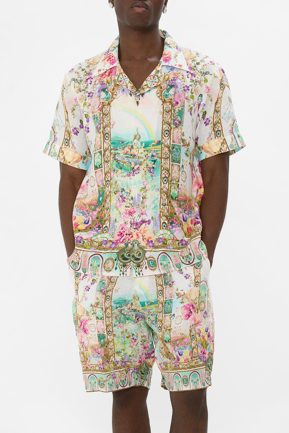 SHORT SLEEVE CABANA SHIRT MUNCHKINLAND