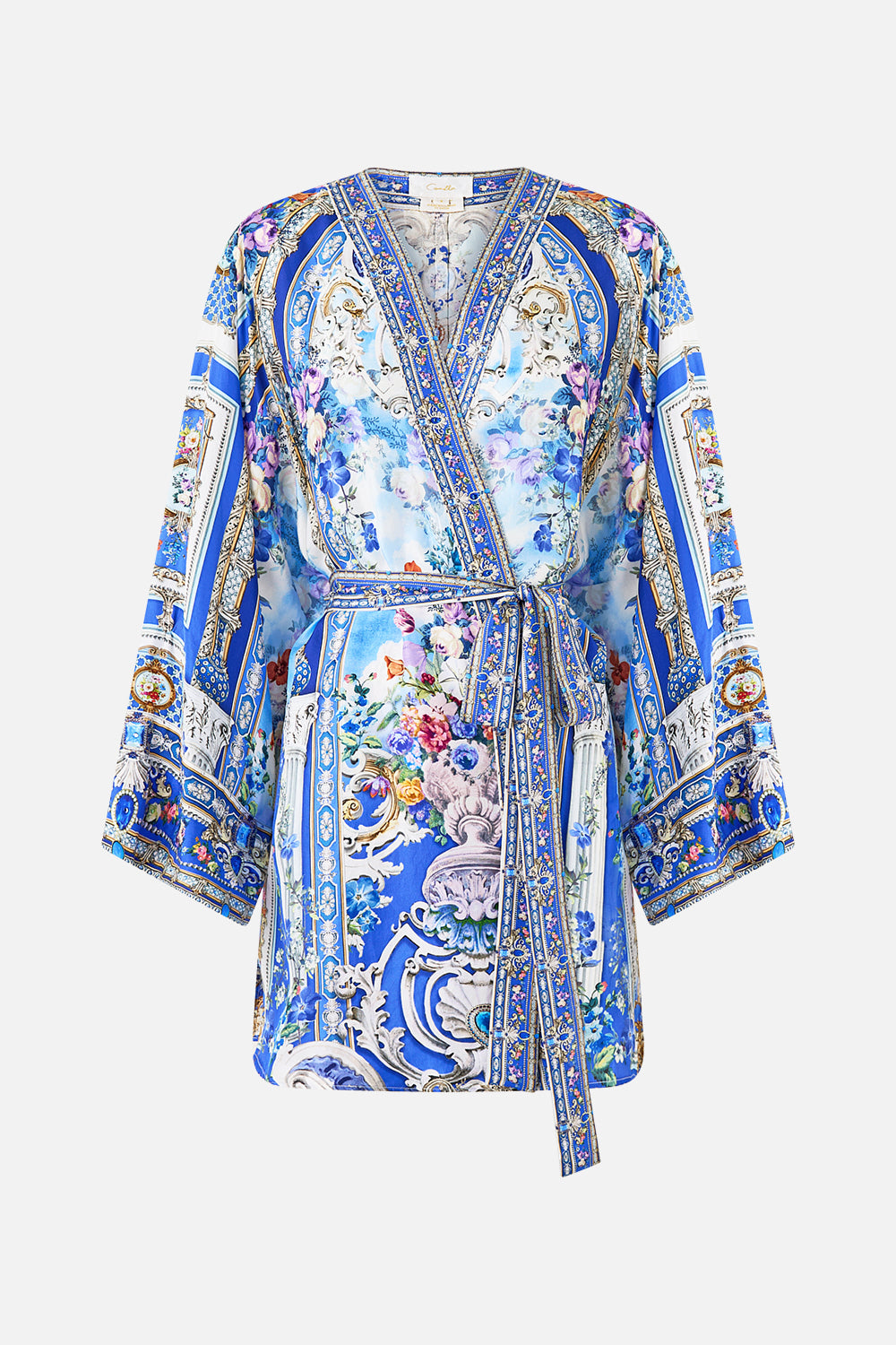 SHORT KIMONO WRAP OTTOMAN OPULENCE