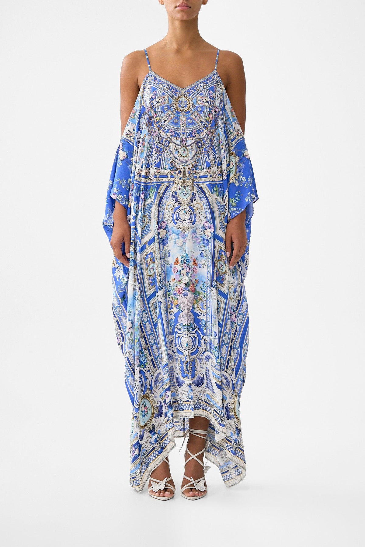 DROP SHOULDER STRAP KAFTAN OTTOMAN OPULENCE