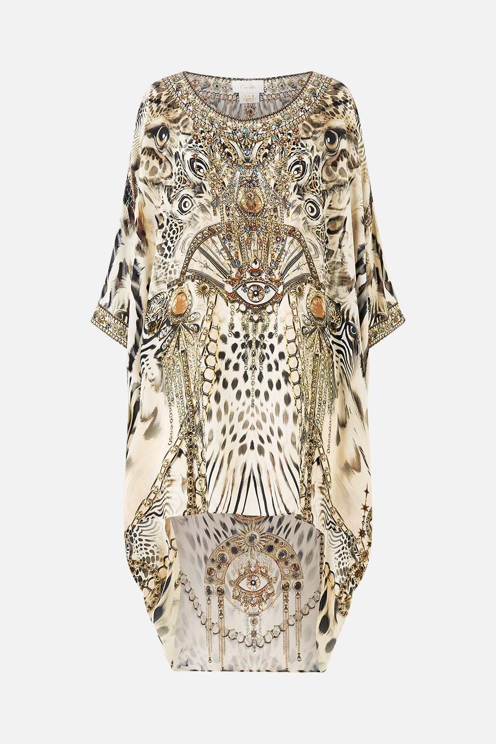 SCOOP BACK HEM DRESS LADY LIONHEART