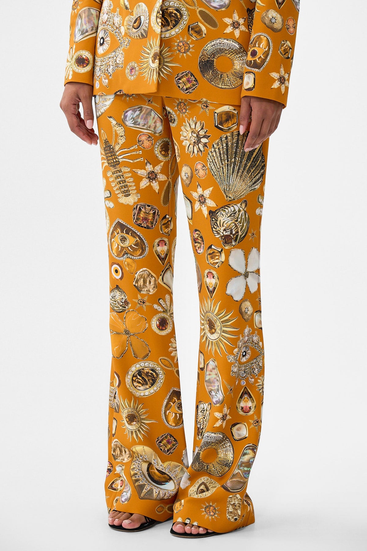 FLARE TROUSER WITH SEAM DETAIL TALISMANS OF TURKIYE