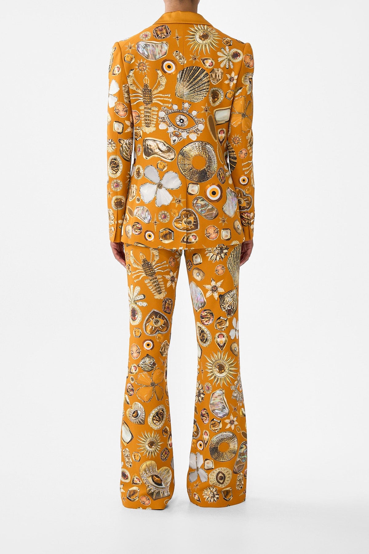 FLARE TROUSER WITH SEAM DETAIL TALISMANS OF TURKIYE