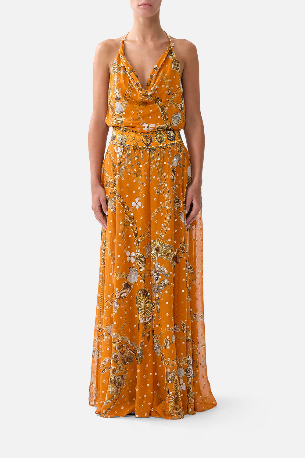 SHEER WIDE LEG PANT TALISMANS OF TURKIYE