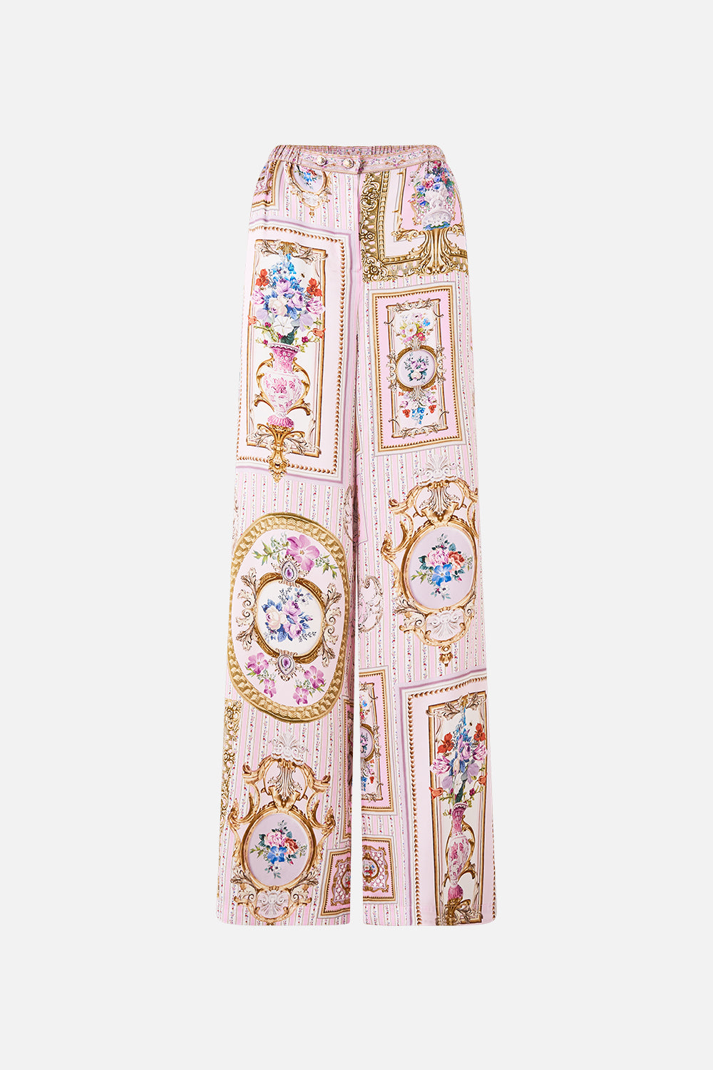 BUTTON FRONT LOUNGE PANT PALATIAL PASTELS