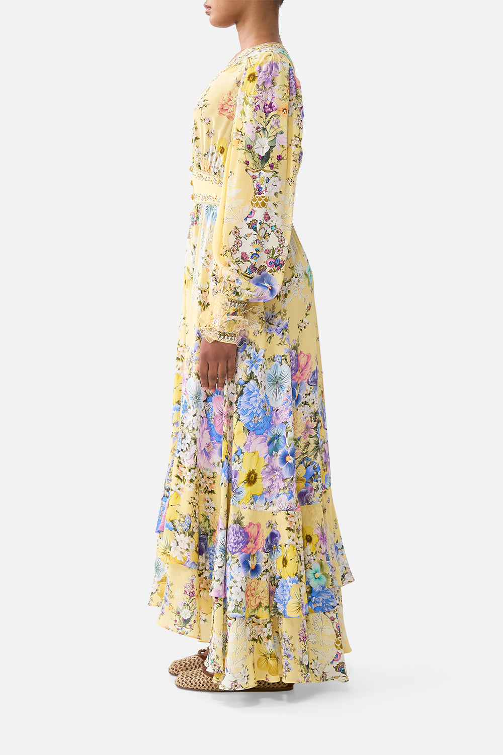 LONG BUTTON FRONT DRESS DARLING BUDS