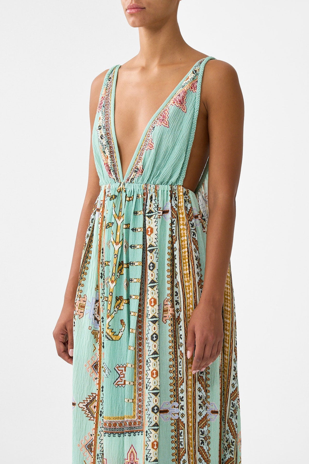 OPEN BACK LONG CAPE DRESS LEGEND HAS IT