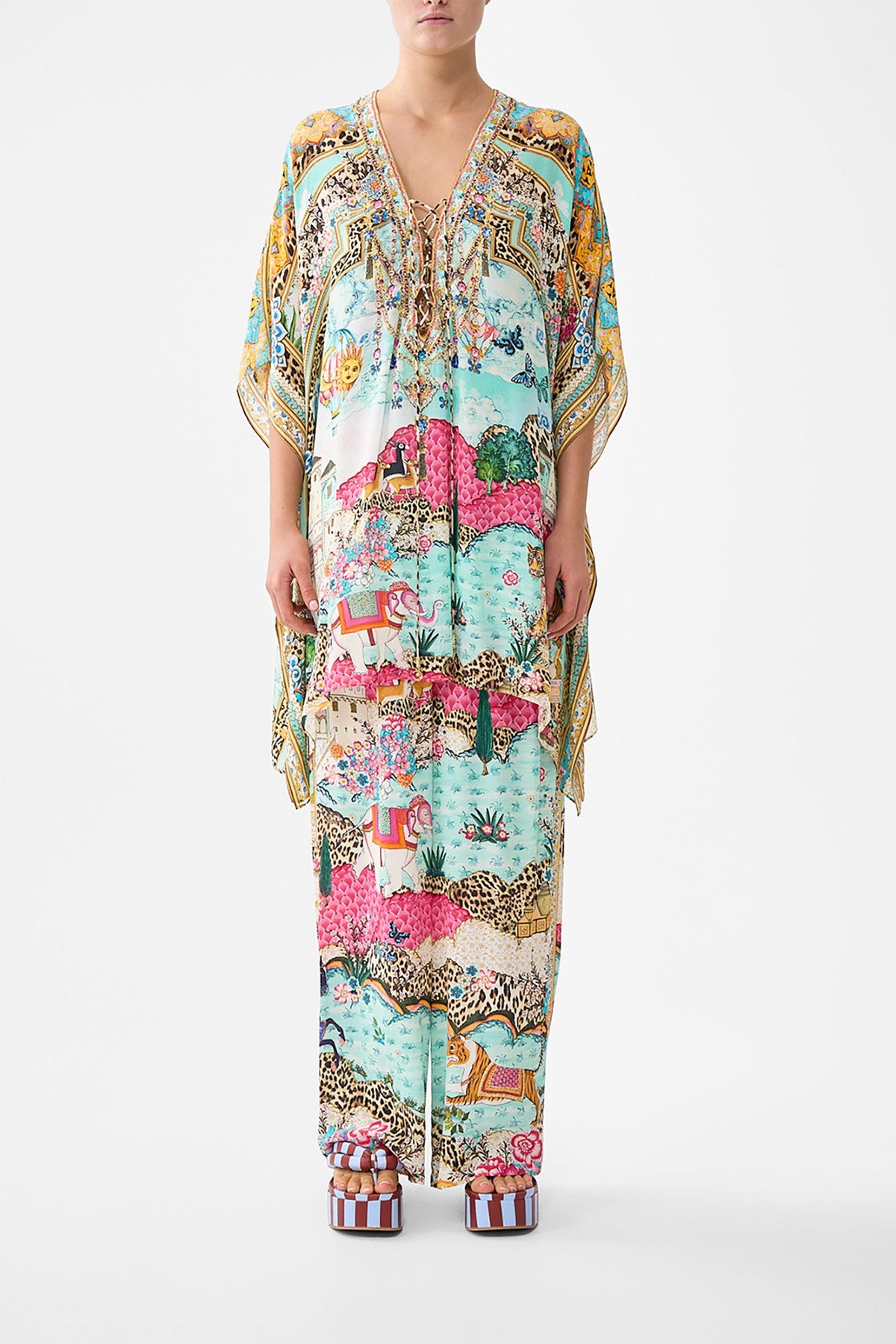 SHORT LACE UP KAFTAN MINIATURE MOMENTS