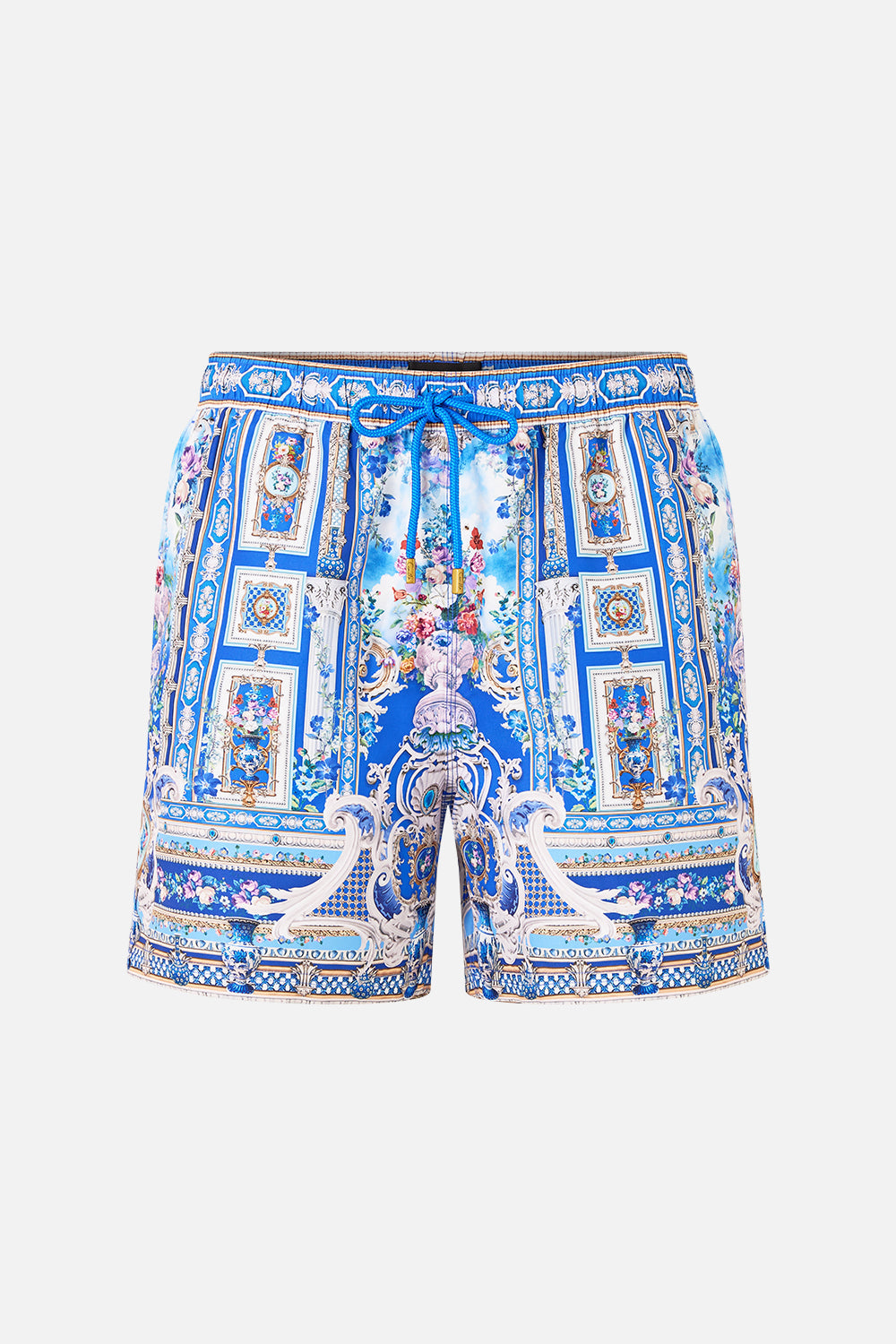 MID LENGTH BOARDSHORT WITH ELASTIC WAIST OTTOMAN OPULENCE