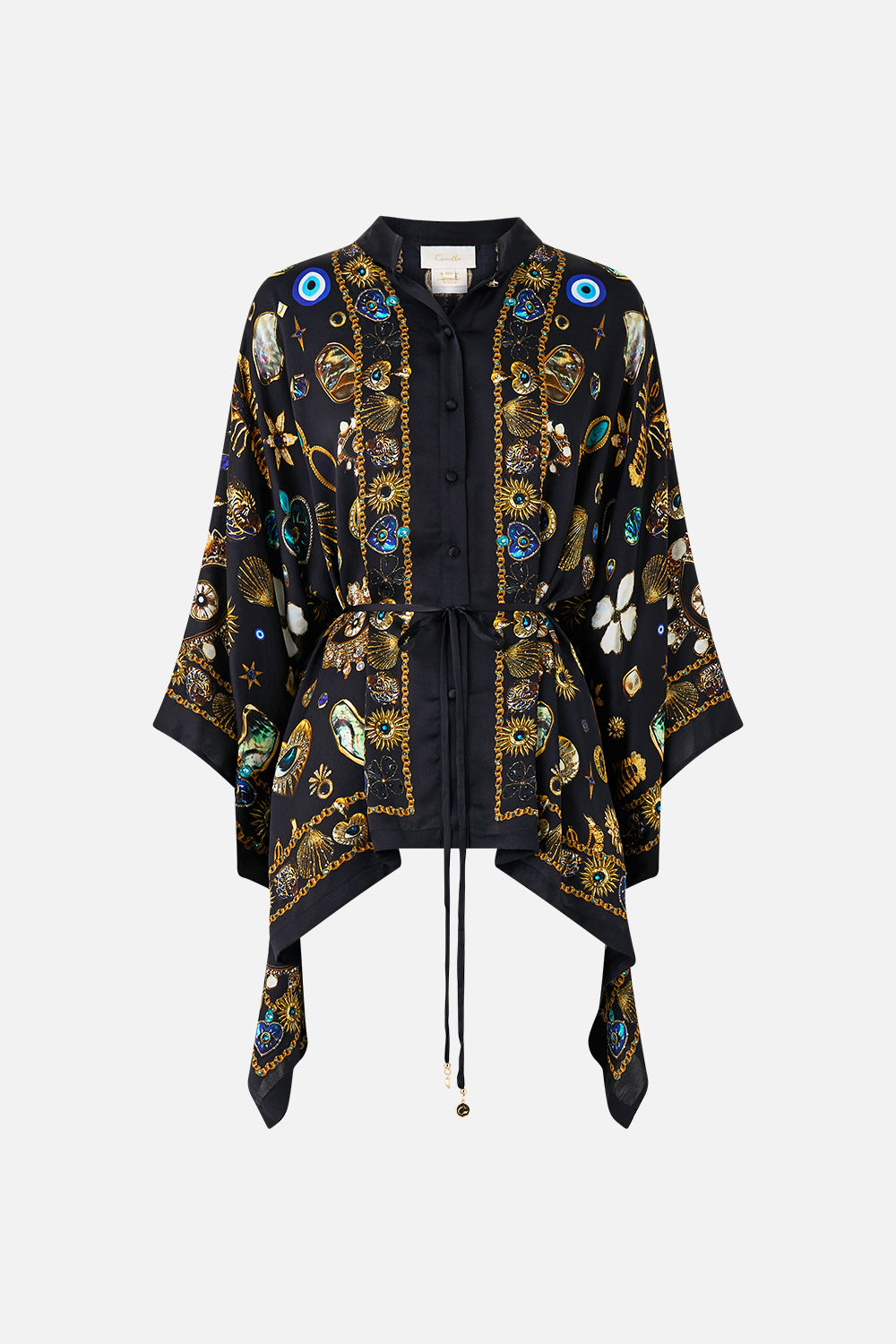 BUTTON THROUGH SCARF BLOUSE AMULETS AND ALCHEMY