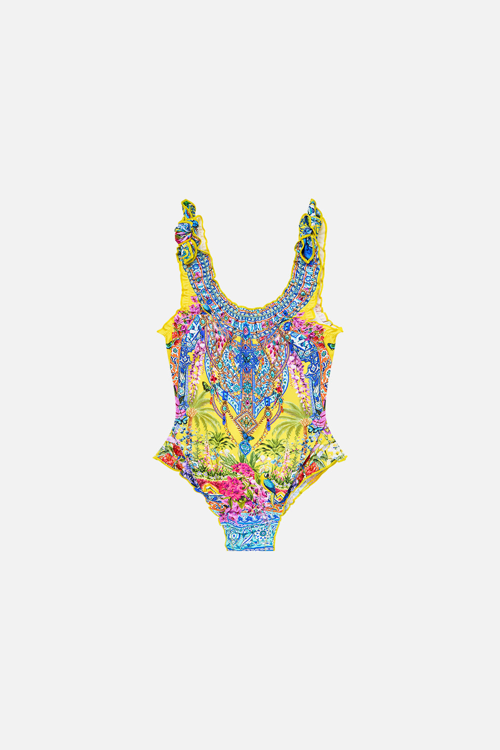 KIDS BABYLOCKED ONE PIECE WITH TIE SHOULDER SULTANAHMET SUMMER