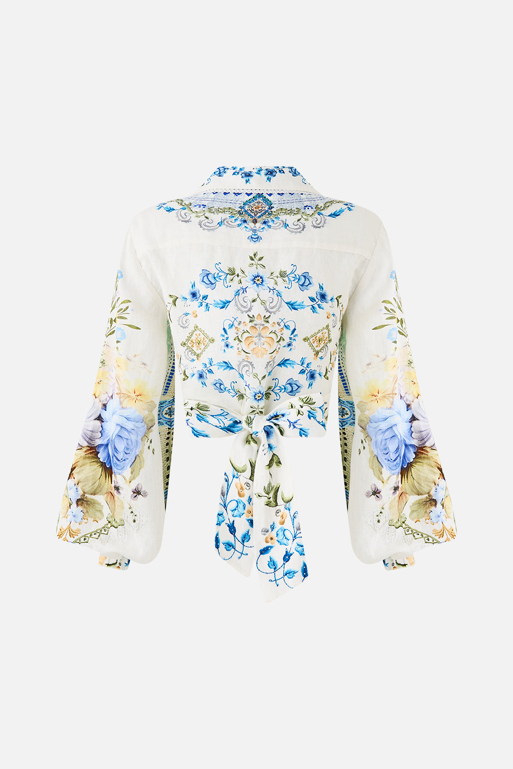 CROPPED WRAP SHIRT MY HOMESPUN HEART